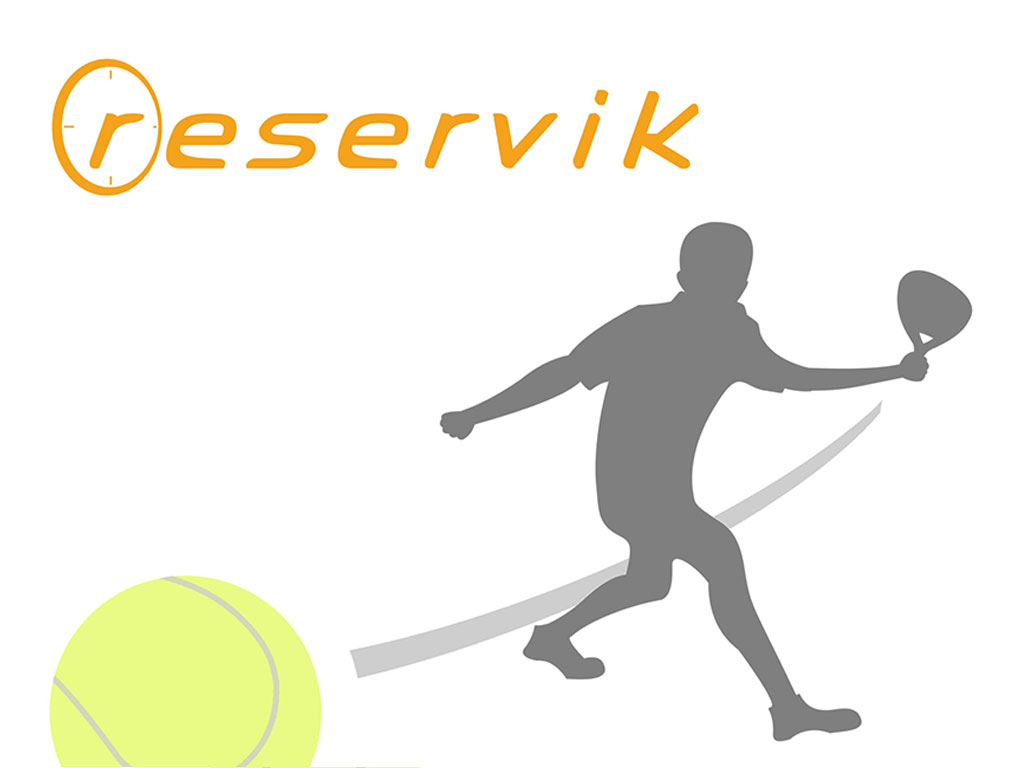Fondo de Reservik  Sistema de reservas de pistas de padel y deportivas